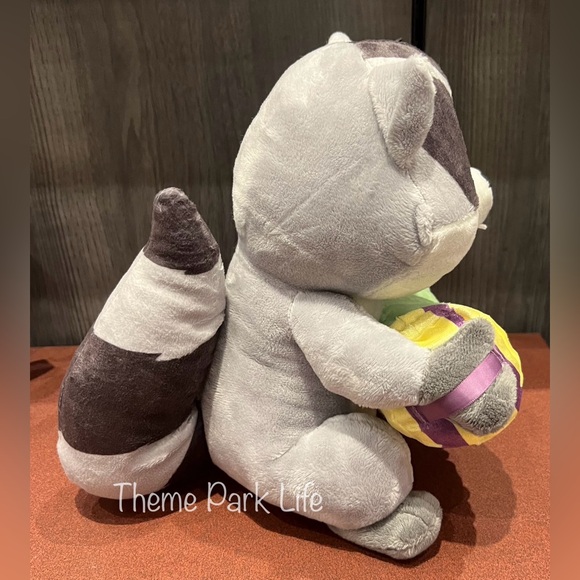 Disney Parks Princess Tiana Bayou Adventure Apollo Raccoon Plush Toy Doll NEW - Picture 2 of 4